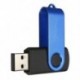 16 GB-os USB 2.0 memóriakártya, elforgatható kék és fekete Y7P9