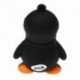 4 GB-os újdonság aranyos fekete, fehér baba pingvinnal, USB 2.0 flash meghajtó adatainak Mem P0W7