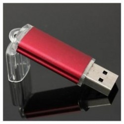 Piros 32 GB-os USB2.0 Flash Drive memóriakártya toll adattároló hüvelykujjlemez-ajándék F2J4