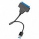 1X (USB 3.0-SATA III adapter 2.5in SDD HDD merevlemezekhez, SATA III - US L6S7
