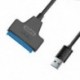 1X (USB 3.0-SATA III adapter 2.5in SDD HDD merevlemezekhez, SATA III - US L6S7