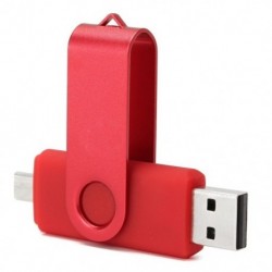 32 GB-os USB 2.0 forgatható flash memóriakártya, Pen Drive U-lemez OTG telefonos laptop Y6G4-hez