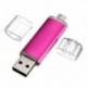 32 GB-os USB-memóriakártya OTG Micro USB Flash Drive mobil PC piros vörös B4Q2 U6K1