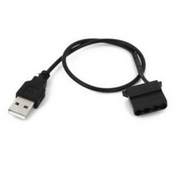 1X (PC ventilátor 4 tűs 12–5 V USB 2.0 csatlakozókábel-adapter X7W8)