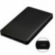 2X (2,5 hüvelykes kockás kialakítású USB3.1 SATA HDD tok ház HDD külső merevlemez A6W2