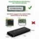 2X (Pcie Nvme Usb3.1 HDD ház M.2 - Usb 3.1 típusú CM Key Ssd ház E1T7