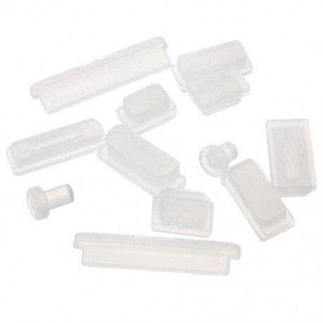 2X (12 az 1-ben USB-csatlakozó fedél porvédő szilikonhoz MacBook Pro 13 &quot 15&quot  -es air 11 D3G5