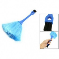 Asztali számítógép, telefon, kék, két vége, billentyűzet, takarítás, ecset, kefe, J8M5