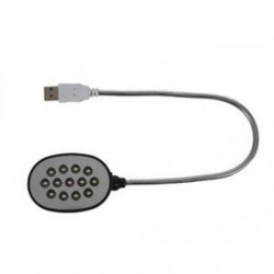 1X (új USB lámpa noteszgéphez, laptophoz, színes 13 LED rózsaszín I8V3)