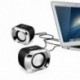 USB 2.0 notebook hangszórók vezetékes sztereó mini számítógép-hangszóró a La O5Y3 asztali számítógéphez