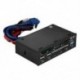 Multifuntion 5.25 &quot Media Dashboard kártyaolvasó USB 2.0 USB 3.0 20 tűs e-SAT H1E8