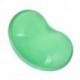 5X (tiszta zöld, puha szív alakú gél csuklótámaszos laptop laptop egérpad Y1F5)