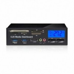 Többfunkciós médiapanel 5,25 hüvelykes számítógép elülső műszerfal SATA / eS P6Y9-rel