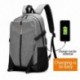 2X (Laptop hátizsák, vízálló üzleti hátizsák, USB töltőporttal V4E4