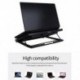 6X (NUOXI 12-17 hüvelykes csendes laptop hűtőpad USB hordozható laptop hűtő hordozható USB N3P4