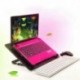 8X (Oimaster laptop hűtőventilátorral rendelkező USB hordozható hűtő hűtőpad hordozható laptop alapú notebook C Z5M5
