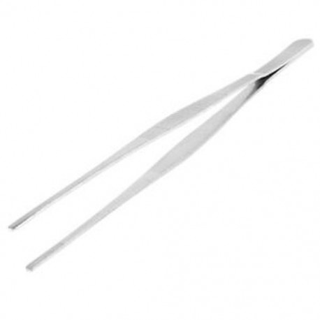 Csúszásmentes csíkos, egyenes rozsdamentes acél csipeszek Csipeszek 7 1/2 &quot S9B9