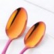 1X (négykészlet divatos narancssárga és piros evőeszközök rozsdamentes acélból készült konyhai eszközökkel