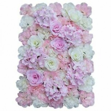 4X (Mesterséges selyem virág fal, DIY esküvői ház utcai dekoráció - könnyű Q5P7