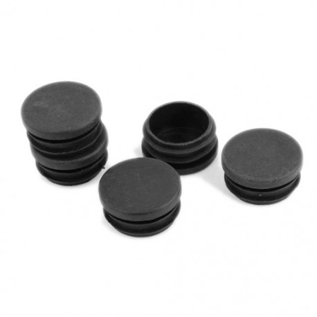 1X (műanyag sapkák, kerek csővezeték-betétek 40mm-es átmérővel 5 db fekete H8Q9)