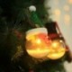 2X (1db új karácsonyi izzó karácsonyi dekoráció Bubble Christmas Ball V7T8