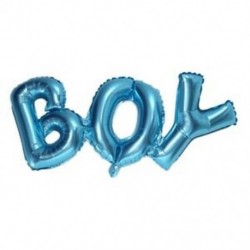 5X (kékfiú fólia léggömb újszülött tusfürdő keresztelő születésnapi partijához L4O1