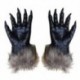 1 pár farkas kesztyű Halloween maszk állati maszk készlet vérfarkas maszkolás Wolf T3T5