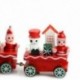 2X (Vicces fa karácsonyi ajándék karácsony Mini vonat dekorációs díszdobozban S2T5)