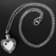 2X (házi kedvenc nyaklánc szív hamvasztás hamu emlékeztető urn medál nyaklánc M1T9