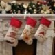 2X (szép karácsonyi harisnya készlet 3 Mikulás, Hóember, Rénszarvas, Xmas Chara O3B4