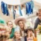6X (természetes zsákvászon szalag ONE első születésnapi szalaghirdetés kislány fiú bunting Fl B8Q8