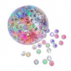 9X (100 db mini LED-es lámpa vaku ballonfény O6B1 elemvilágító lámpával