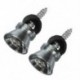 Ezüst - 2 x elektromos akusztikus gitár basszusszíj gombos csavarzáró csapszegek Csapok TG