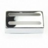 Humbucker Pickup Cover kétsoros elektromos gitár ezüst I4F4 R0Q6