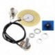 27 mm-es gitár-pickup piezo-jeladó vezetékes erősítő 6,35 mm-es kimenettel J D6W6