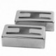 1 pár H lyukú Humbucker burkolat Gretsch Filtertron stílusú hangszedőhöz, ezüst P6V3