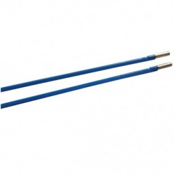 2db kétirányú rúd típusú gitár rácsos acél 9 X 440 mm kék E6Q4
