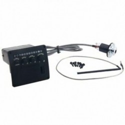 Z5215 fekete 3 sávos akusztikus gitár EQ hangszínszabályzó készlet Preamp Pickup Piezo Y9G5