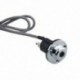 Z5215 fekete 3 sávos akusztikus gitár EQ hangszínszabályzó készlet Preamp Pickup Piezo Y9G5