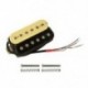 Nagyteljesítményű Alnico V gitárfelszedő dupla tekercses Humbucker felszedő nyak és B A6N7