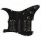 1X (betöltött előfűtésű elektromos gitár Pickguard Pickup 11 lyukú HSH fekete L9L6)