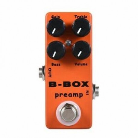 1X (MOSKY B-Box elektromos gitár előerősítő overdrive effekt pedál teljes fémvel She G7E4