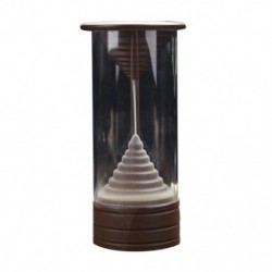 1X (Time Hourglass kerámia visszafolyó füstölő tartó füstölő égő szélvédőK6Q7)