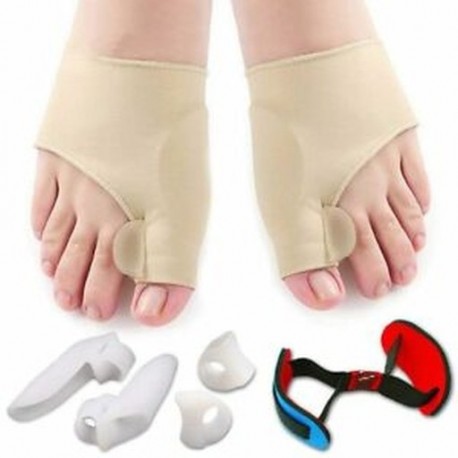 1X (Javító és bunion megkönnyebbülés védő hüvelyek készlet - fájdalom kezelésére a Hallux W0P7-ben)
