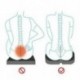 1X (üléspárna prémium ortopédiai Coccyx iskolás párna kerekes szék tisztviselő Y4R7
