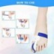 6X (Bunion korrektor és Bunion Relief Kit - gyógyító fájdalom a nagy lábujj ízületében, W3R2 farok