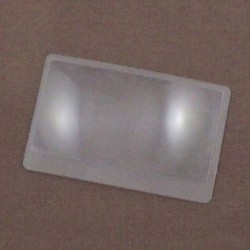 3 X nagyító nagyítással Nagyító Fresnel zseb hitelkártya méretű Tran A5H7