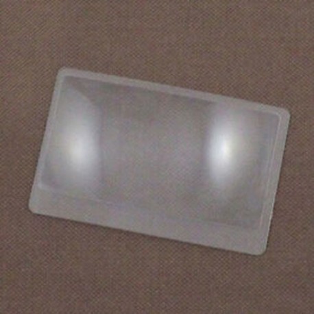 4X (3 X nagyító nagyítással Nagyító Fresnel zseb hitelkártya méretű TC9V8