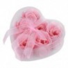 6 db világos rózsaszín dekoratív illatos rózsafüves szirom szappan esküvői kedvenc E7V4