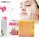 Auquest Organic Papaya Rose Soap hidratáló vitaminfehérítő bőrfeszesítő bőr Nat F8X1